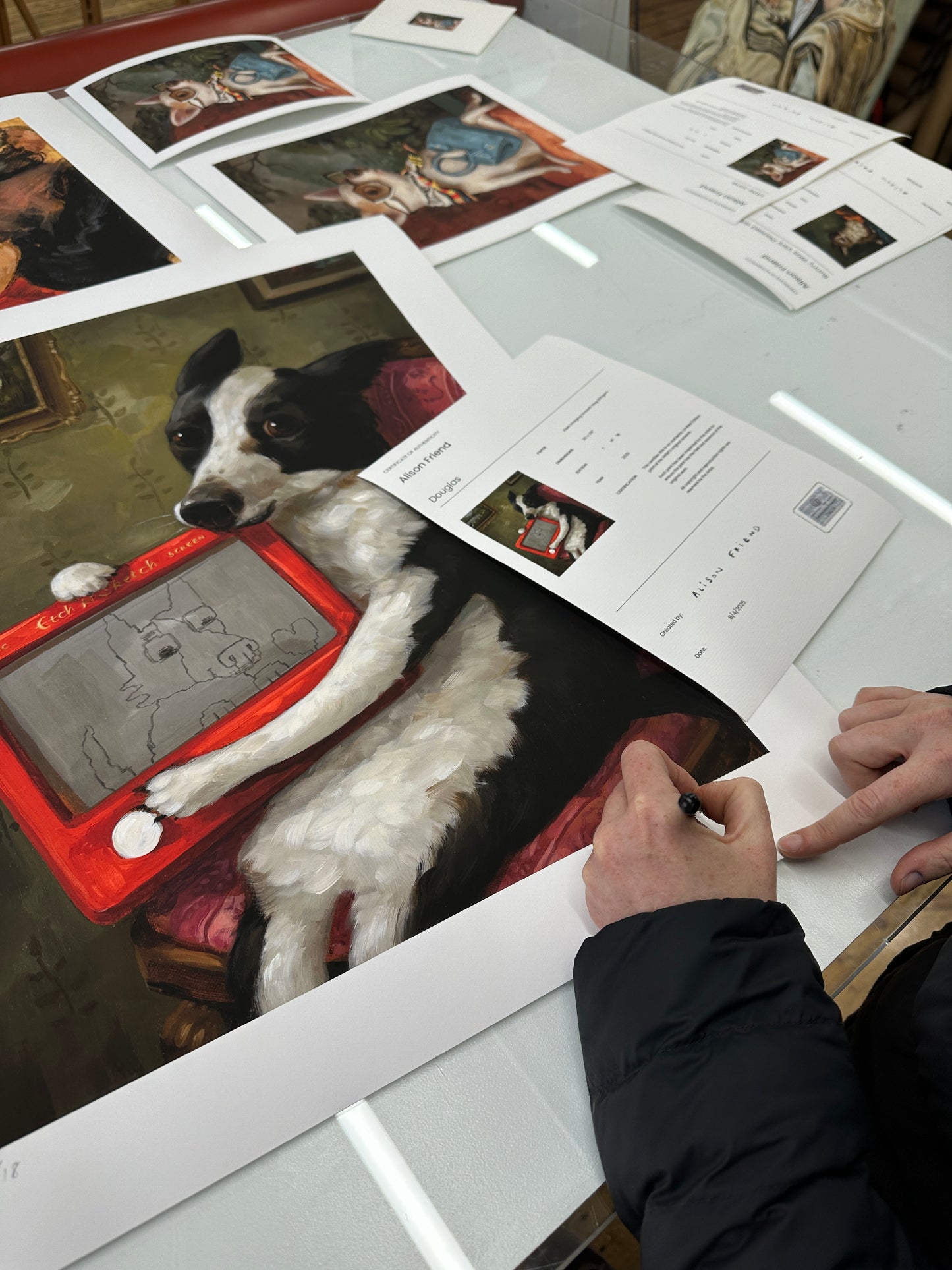 Douglas Made A Portrait Of His Best Friend Paul