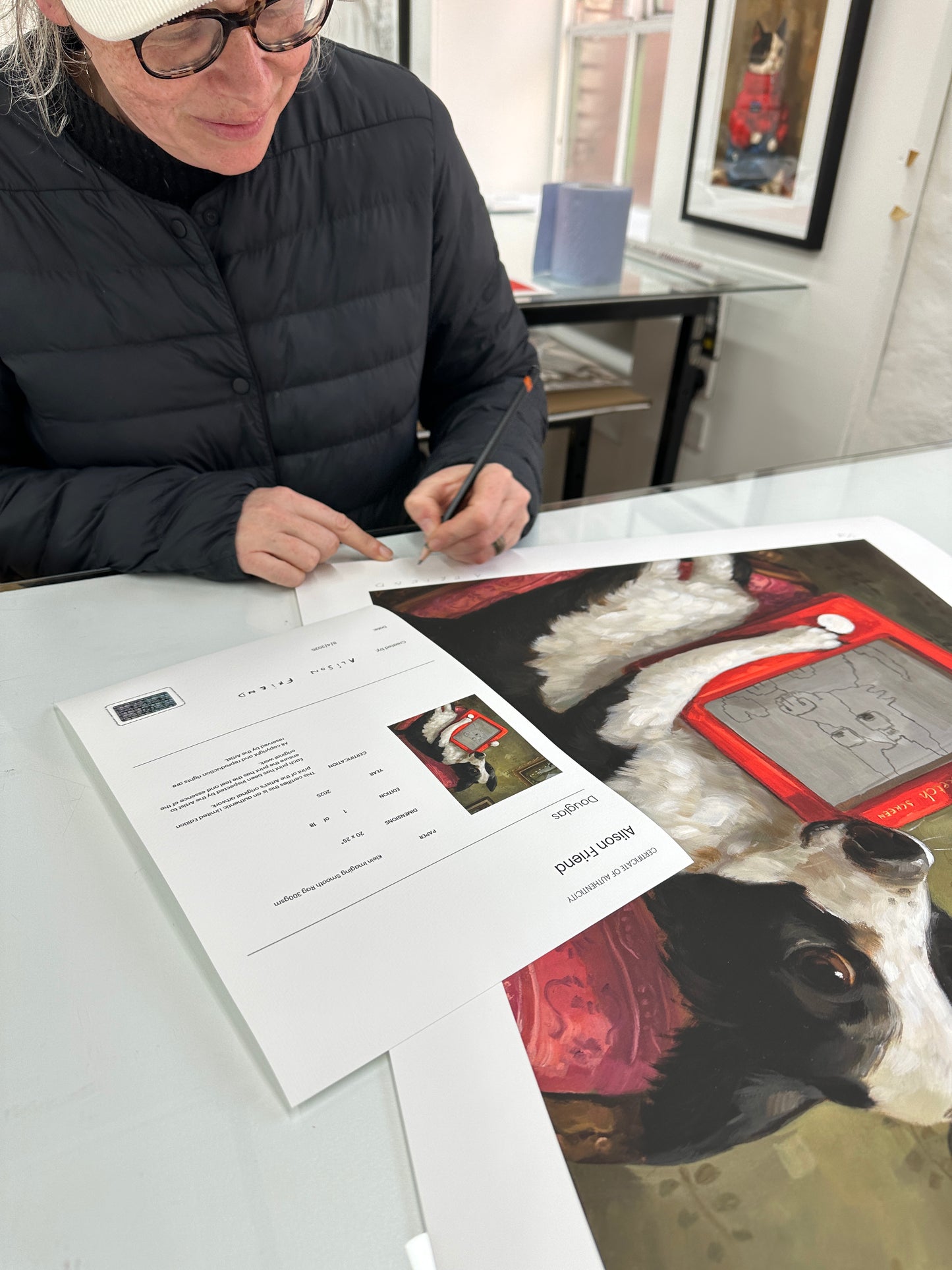 Douglas Made A Portrait Of His Best Friend Paul