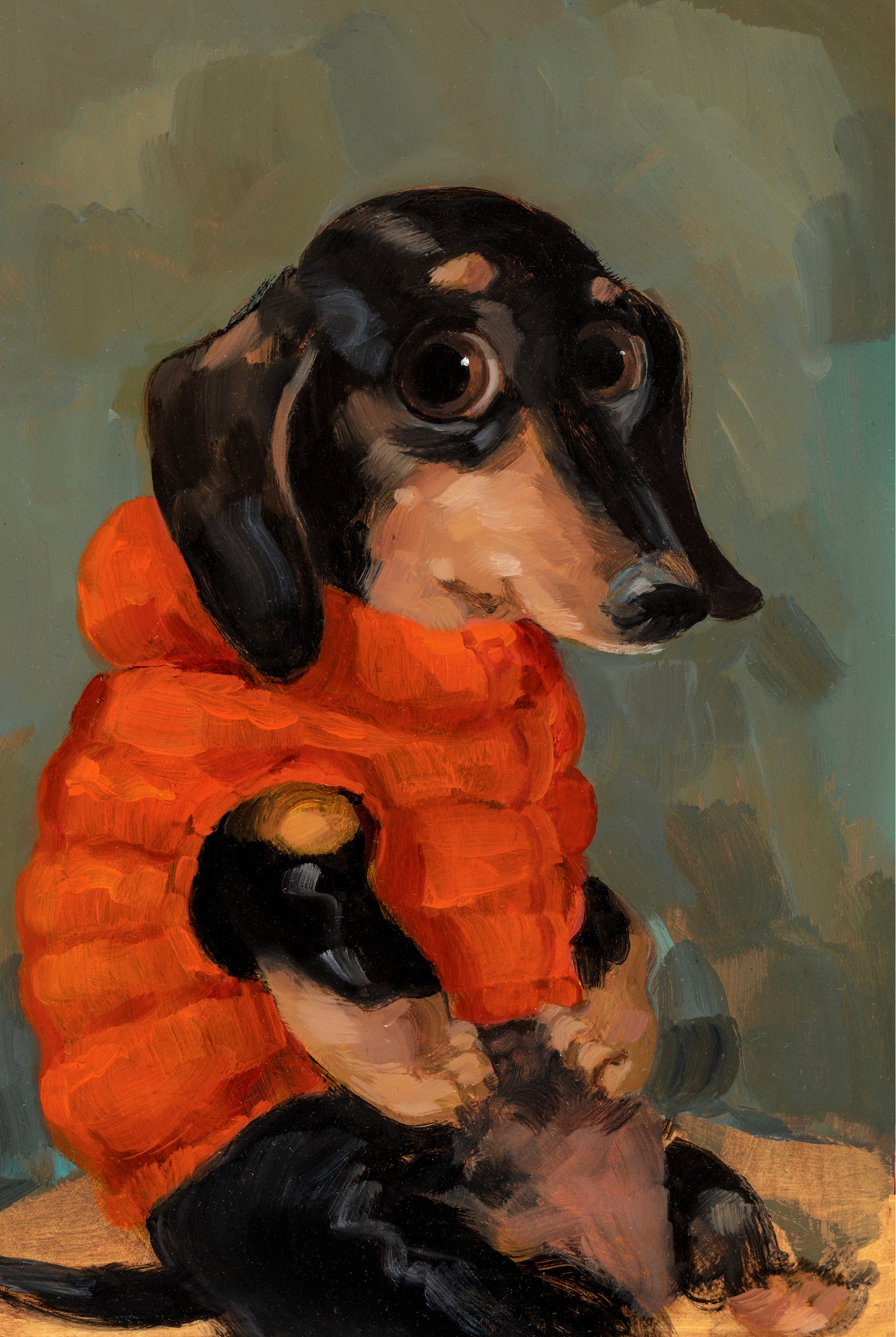 Puppy in a Puffer