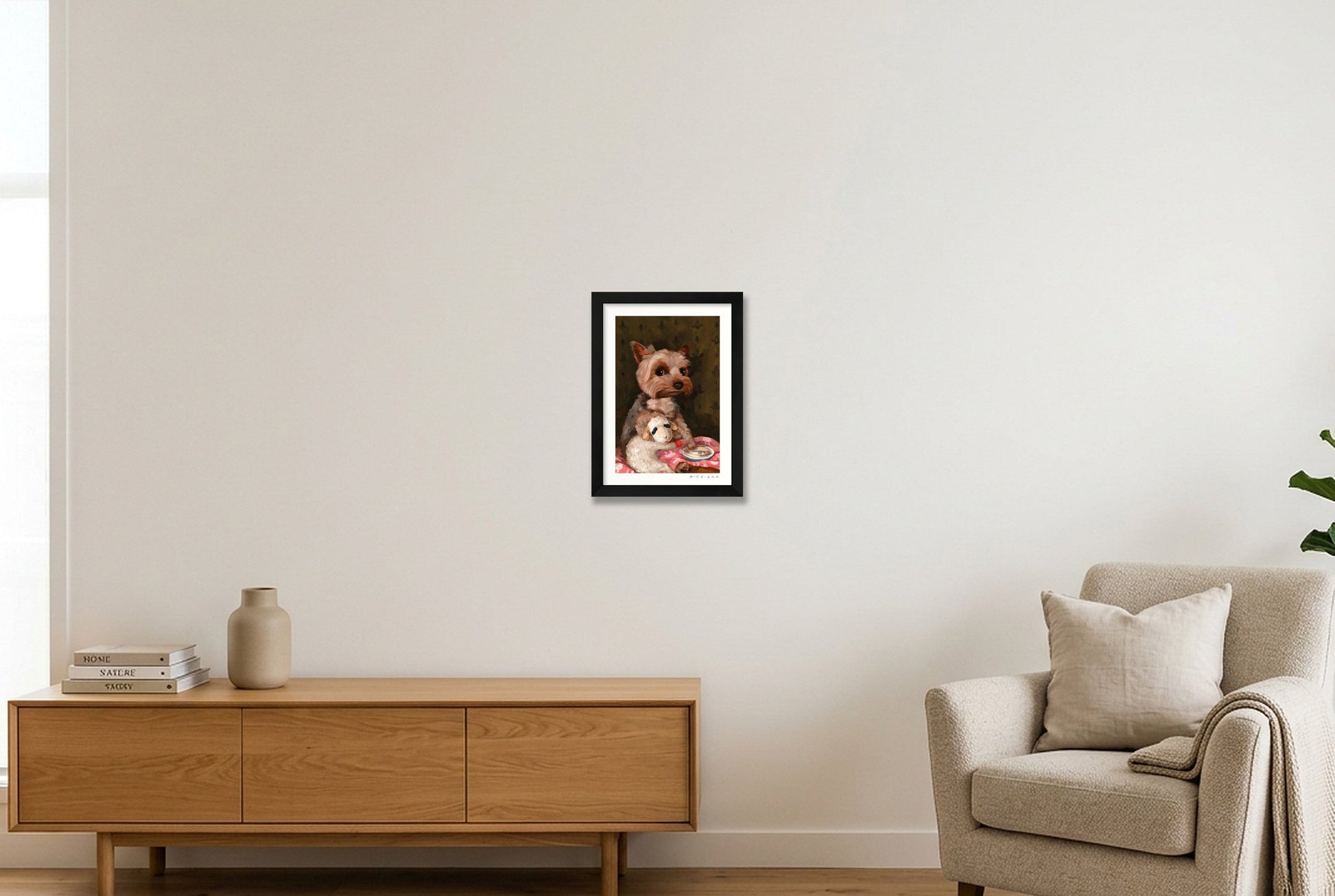 Ivy — A4 (21×30cm, 8×12") Black Frame