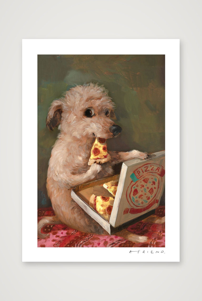 Pizza Lover — A2 (42×59cm, 17×23") Print only