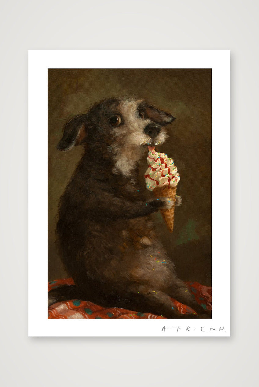 Ice Cream Lover — A4 (21×30cm, 8×12") Print only