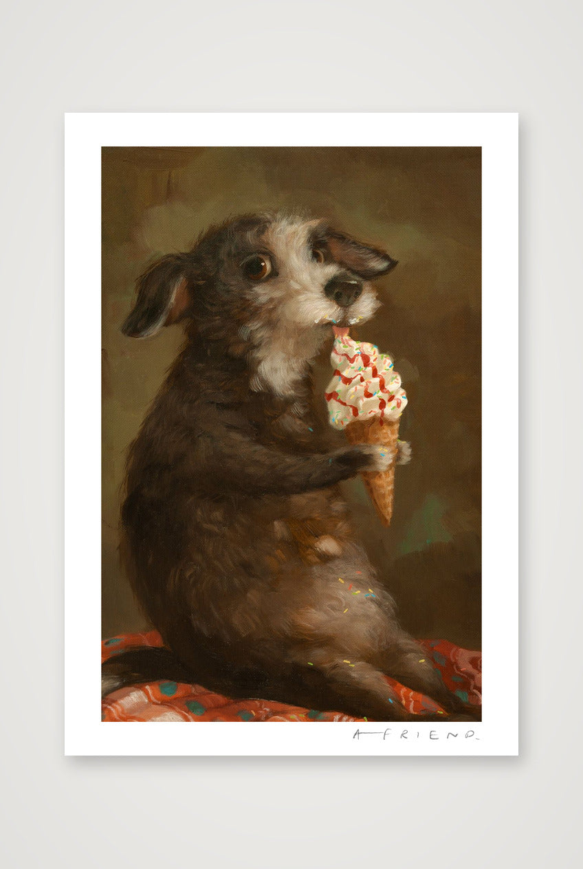 A2_Icecream_lover_40mm_rev_16-5x23-4 — A4 (21×30cm, 8×12") Print only
