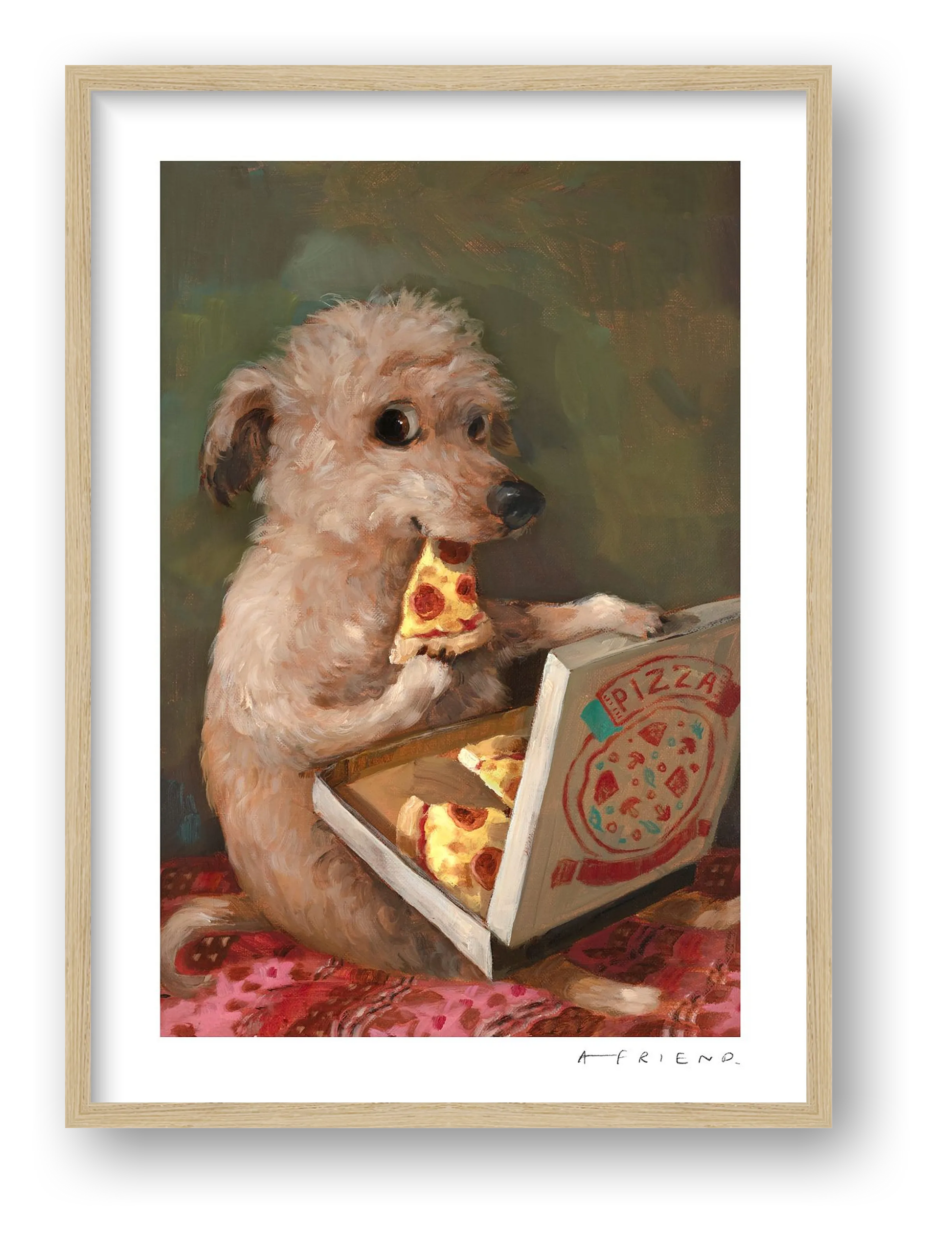 Pizza Lover — framed