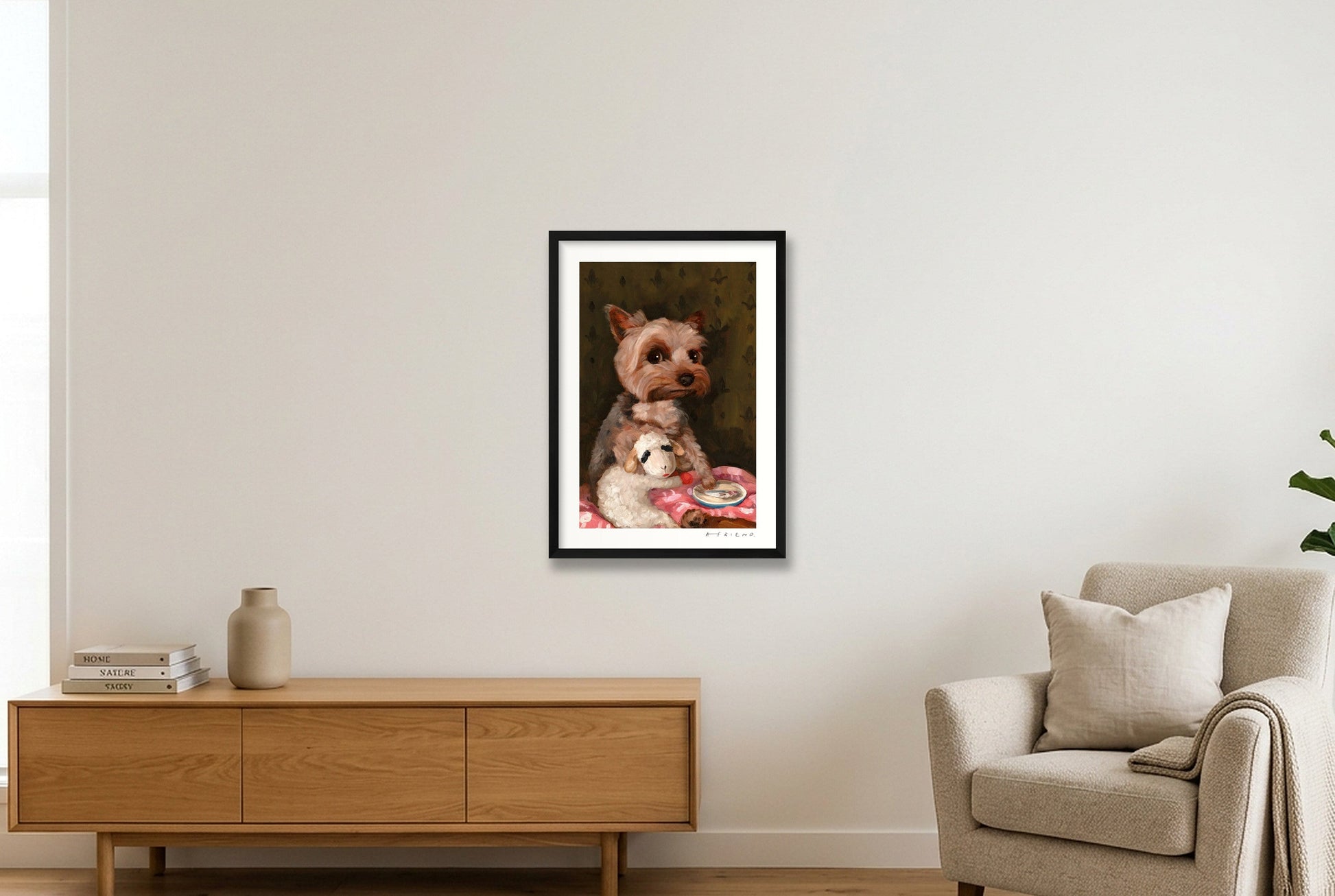 Ivy — A2 (42×59cm, 17×23") Black Frame