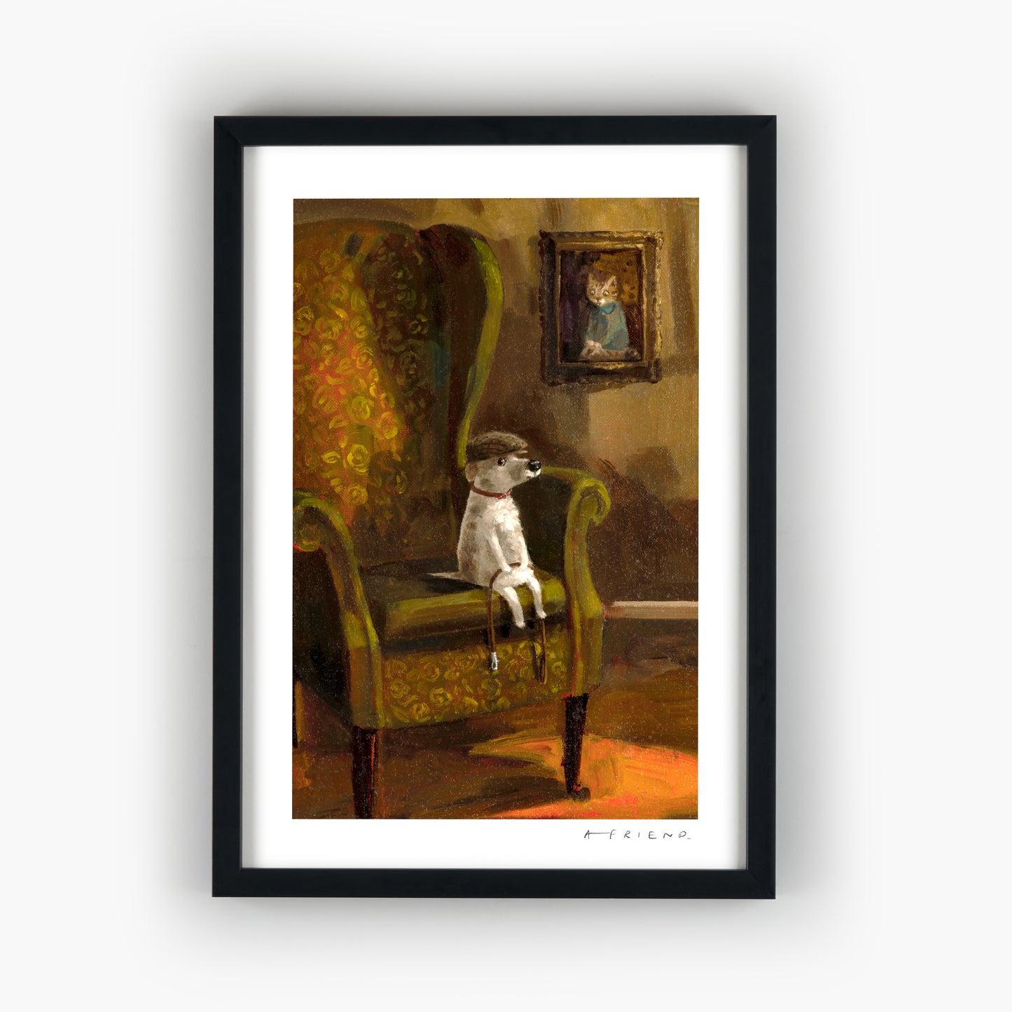 Ernest Was Ready For His Walk