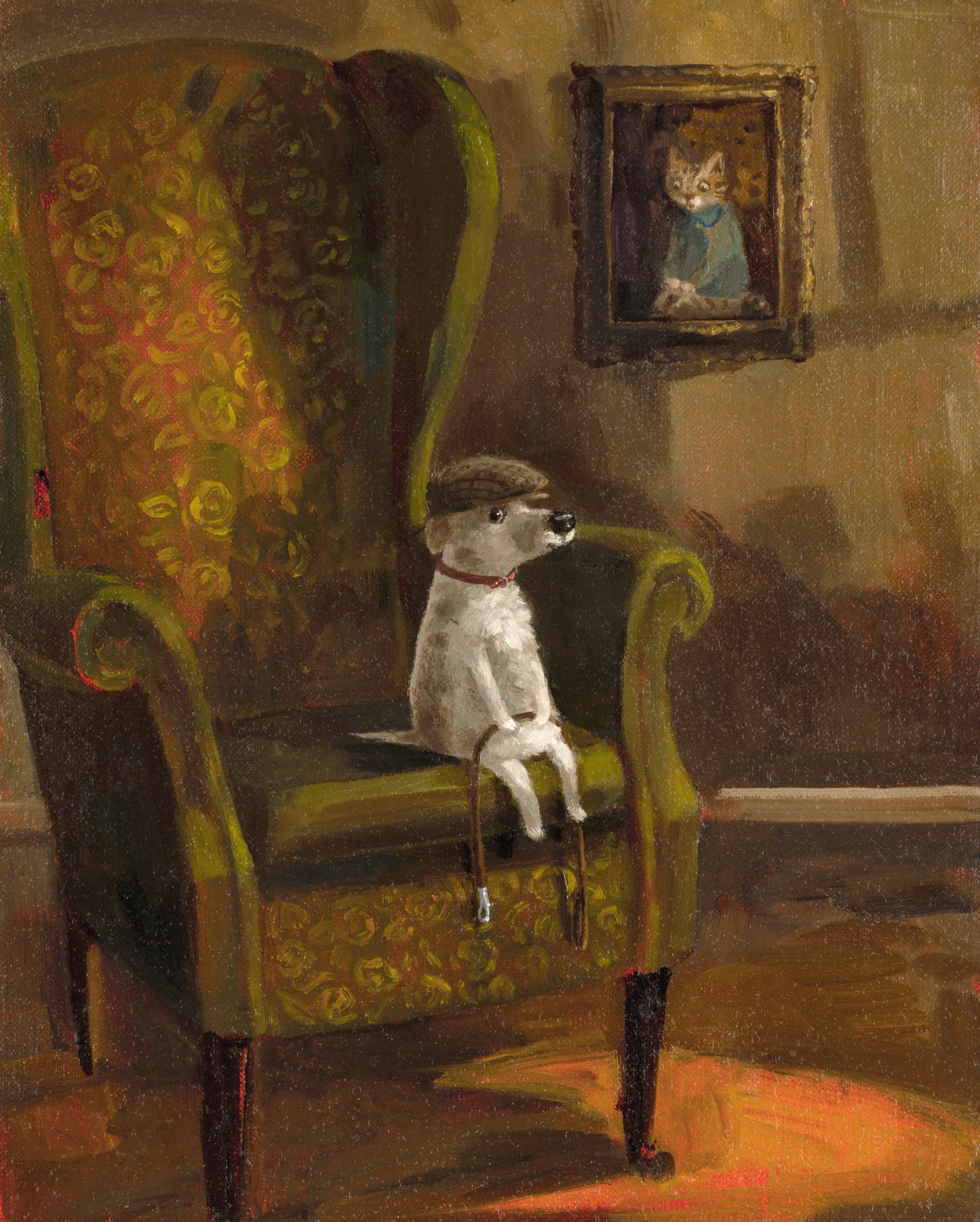 Ernest Was Ready For His Walk