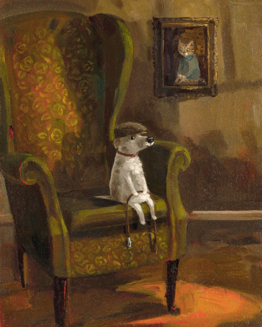 Ernest Was Ready For His Walk