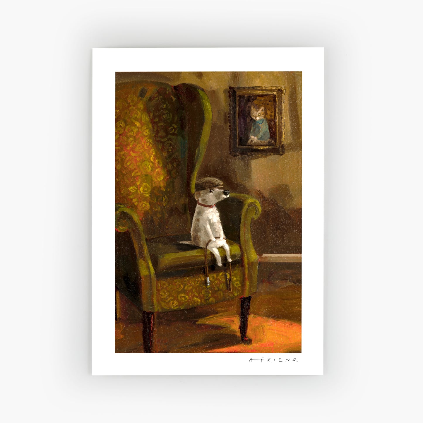 Ernest Was Ready For His Walk