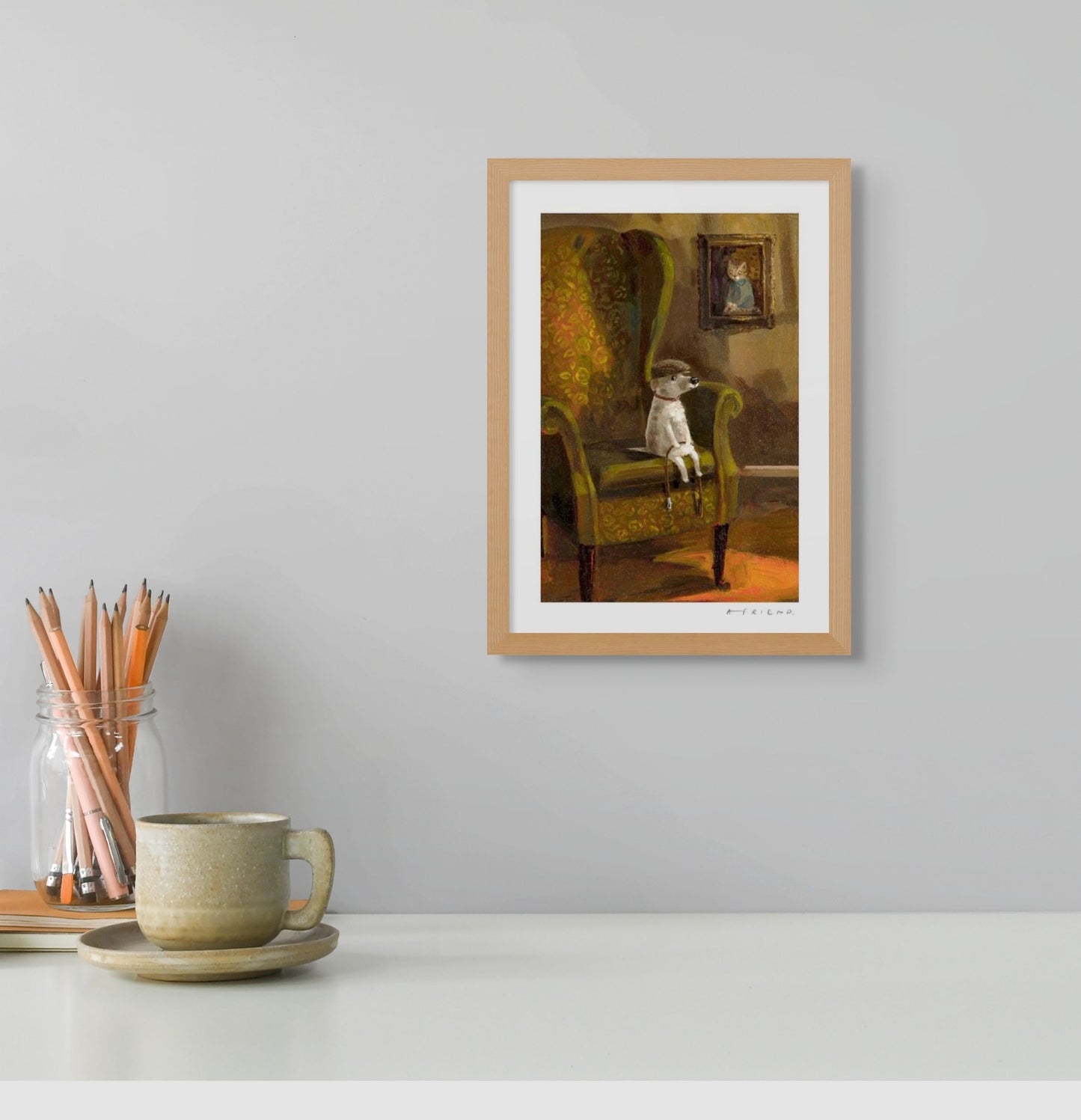 Ernest Was Ready For His Walk