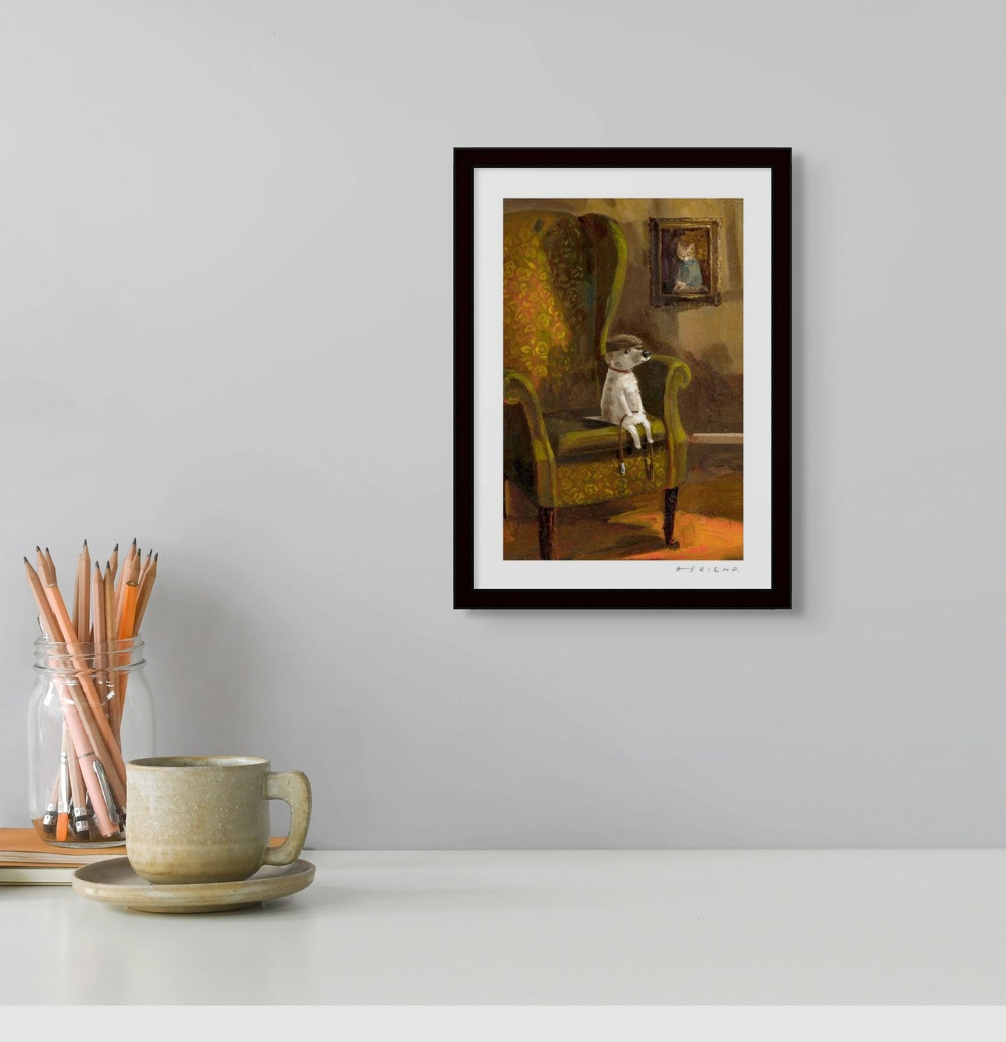 Ernest Was Ready For His Walk