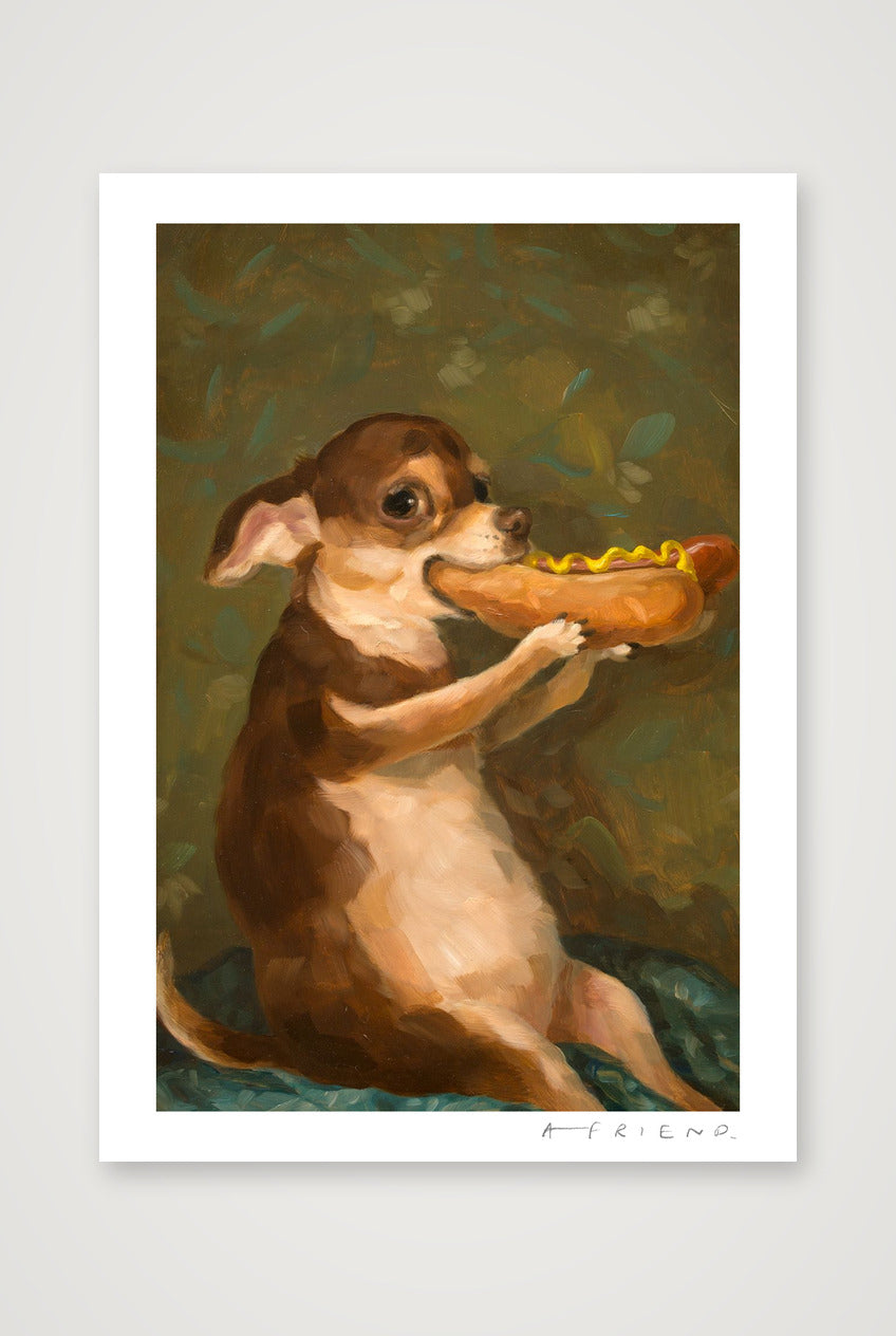 A2_Dogs_Dinner_40mm_17-2x24-4 — A4 (21×30cm, 8×12") Print only
