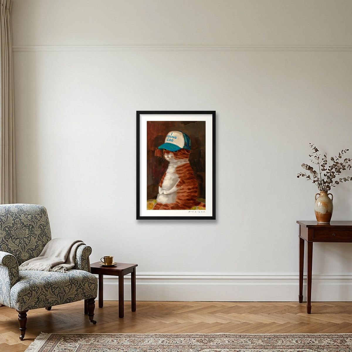I Found Cod — 42×59cm, 17×23" Black Frame