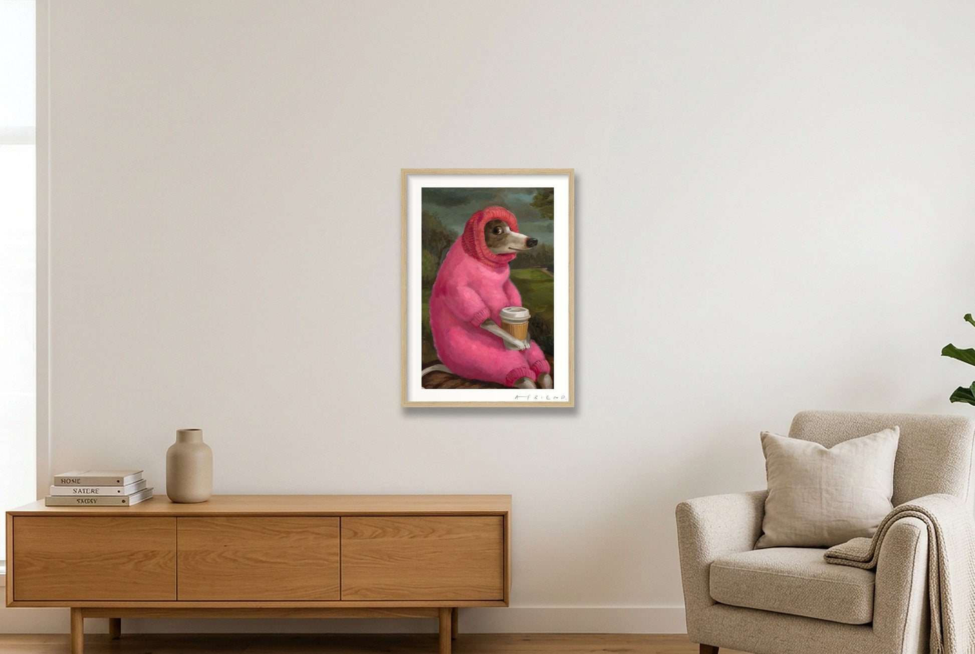 Florence — 42×59cm, 17×23" Oak Frame